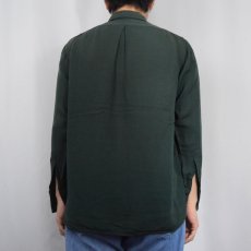 画像3: 40's TOWNCRAFT マチ付き コットン×レーヨンシャツ (3)