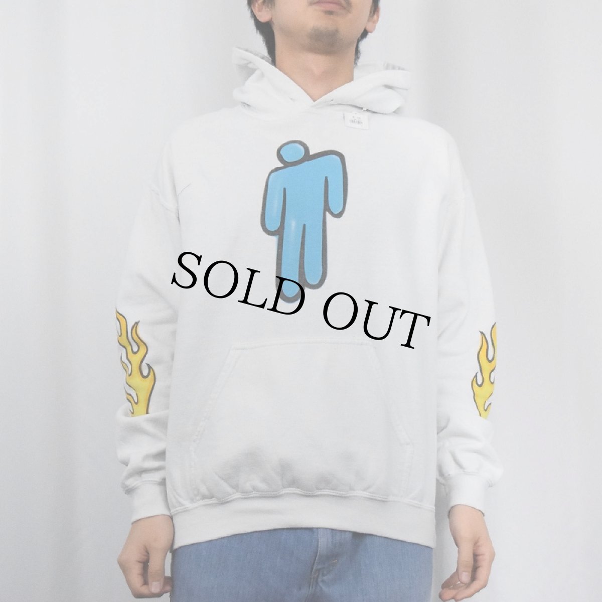 画像3: Billie Eilish "WORLD TOUR" ミュージシャンツアースウェットフーディー M (3)