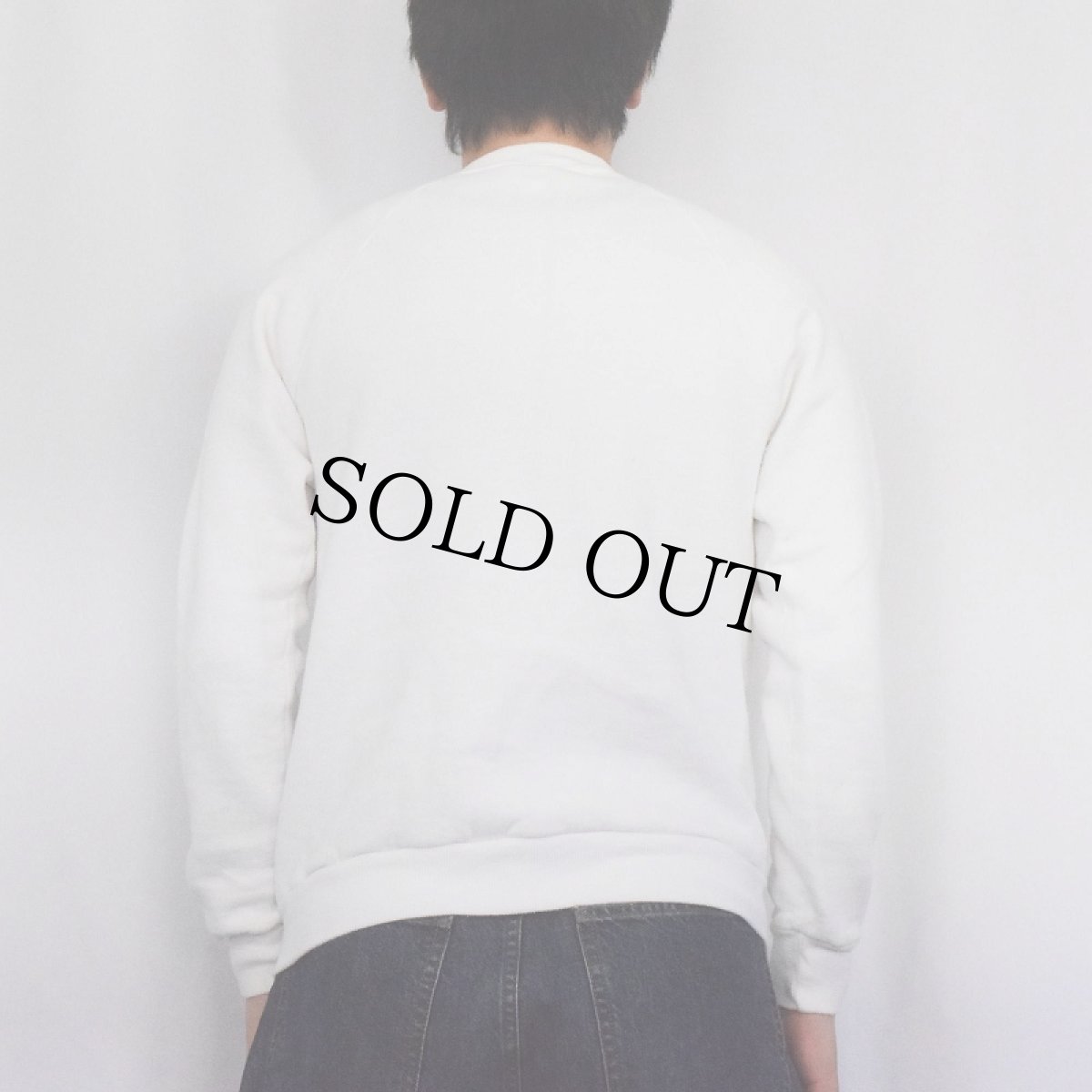 画像3: 80〜90's Disney MICKEY MOUSE USA製 キャラクタープリントラグランスウェット M (3)