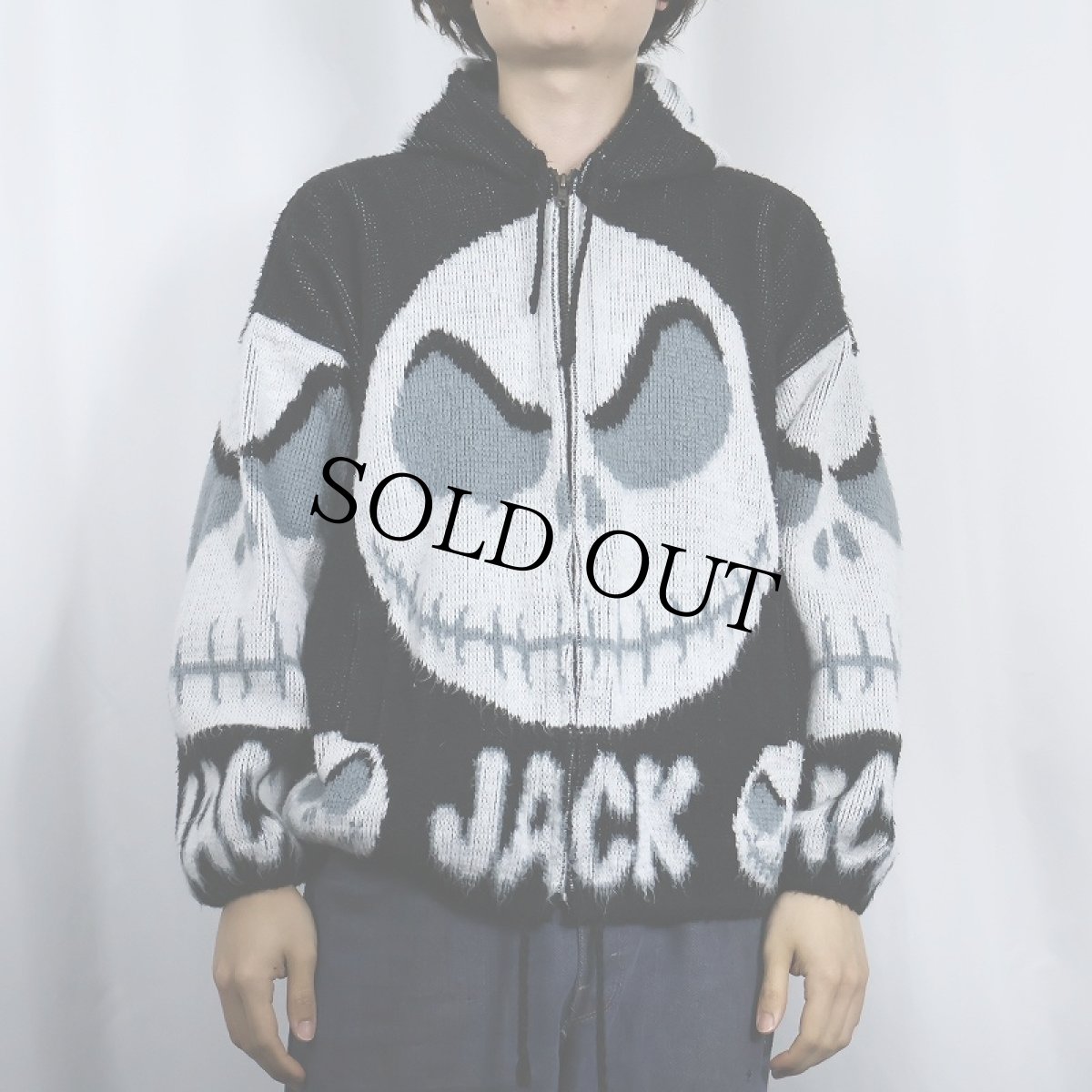 画像2: RUMINAHUI ECUADOR製 "JACK" シャギーニットジップパーカー M (2)