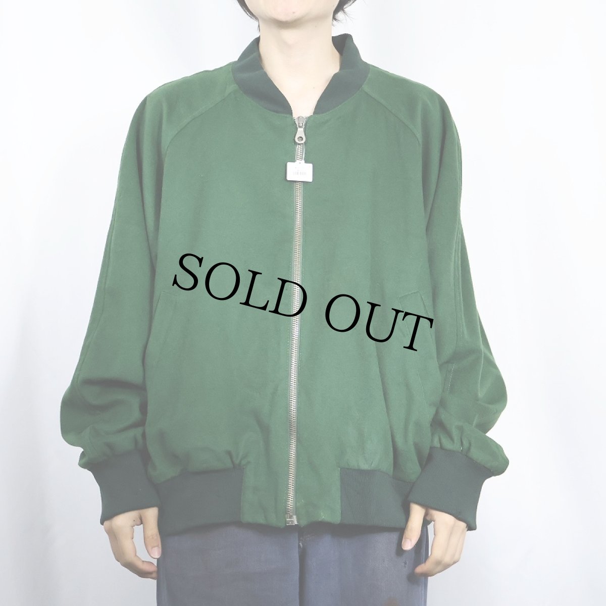 画像3: 【SALE】 90's ICEBERG ITALY製 "JIMMINY CRICKET" キャラクター刺繍 ウール×ナイロンジップジャケット XL (3)