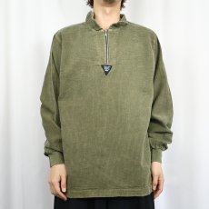 画像2: EZZE WEAR CANADA製 ハーフジップ プルオーバーシャツ S-M (2)