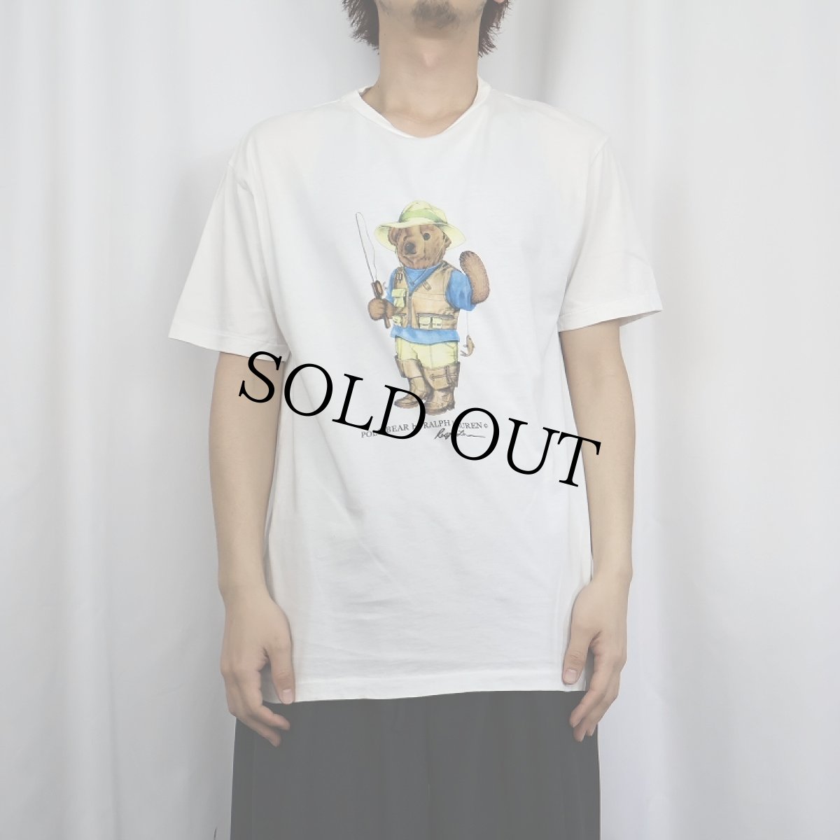 画像2: POLO Ralph Lauren ポロベアプリントTシャツ S (2)