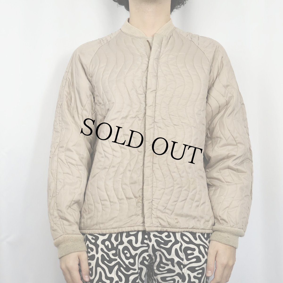 画像2: 50〜60's Minnesota Woolen 中綿入り キルティングジャケット (2)