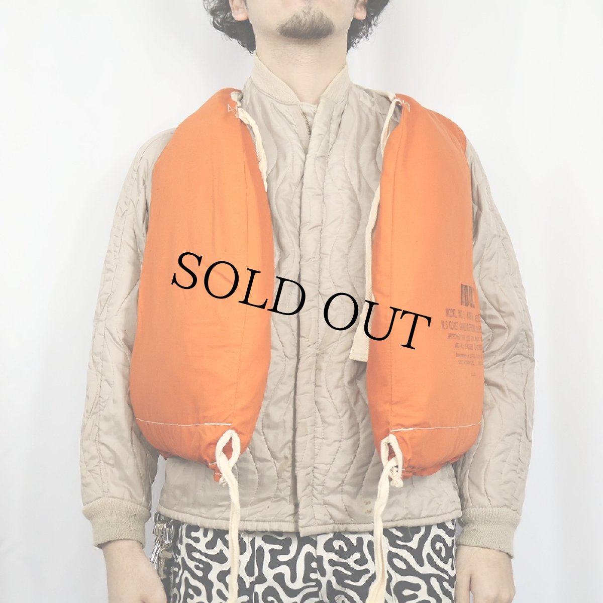 画像2: 70's U.S.COAST GUARD ライフプリザーバーベスト (2)