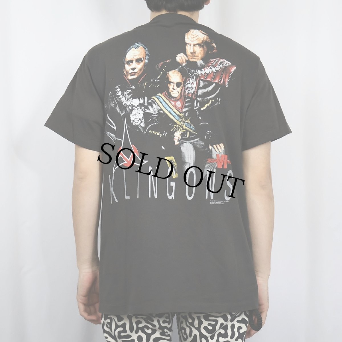 画像4: 90's STAR TREK USA製 "STARFLEET" SFテレビドラマプリントTシャツ L (4)