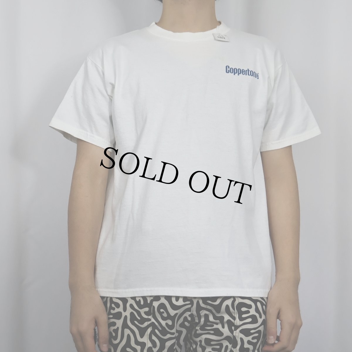 画像3: Coppertone 日焼け止めメーカー イラストプリントTシャツ L (3)