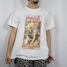 画像2: Coca-Cola 飲料メーカー プリントTシャツ L (2)