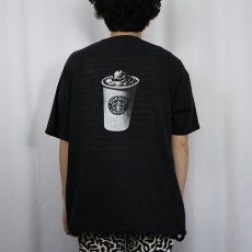 画像4: STARBUCKS COFFEE "You call it. We'll make it." プリントTシャツ BLACK XL (4)