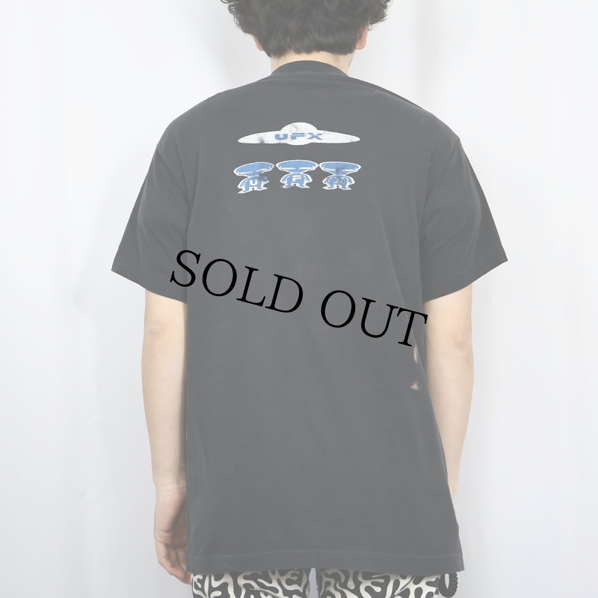 画像4: 90's UFX オルタナティブロックバンドTシャツ BLACK L (4)