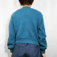 画像3: 60〜70's PURITAN USA製 ウール×モヘアニットカーディガン L (3)