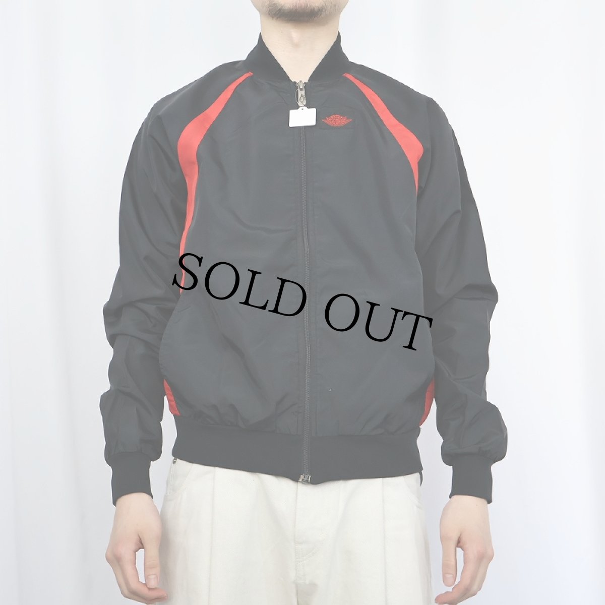 画像2: 80's NIKE 紺タグ "AIR JORDAN" ウィングロゴ ナイロンジャケット XL (2)