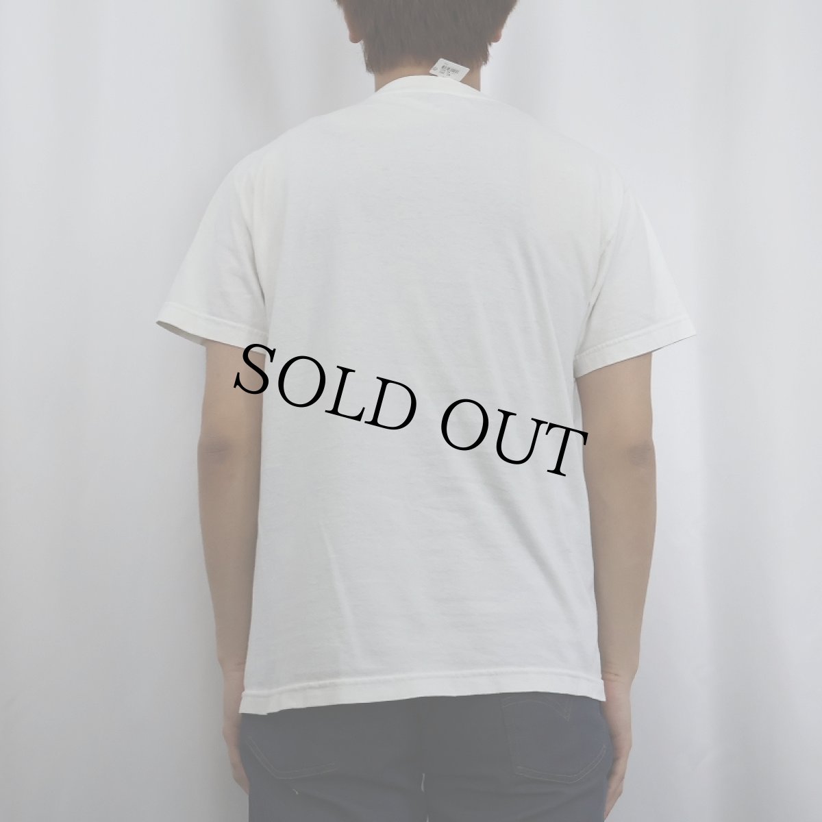 画像3: USA製 "luckydog" 犬プリントTシャツ M (3)