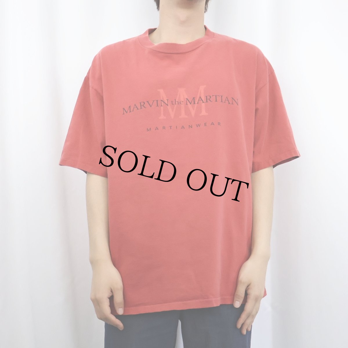 画像3: 90's MARVIN the MARTIAN USA製 "Calvin Klein" パロディプリントTシャツ XL (3)