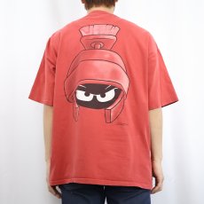 画像4: 90's MARVIN the MARTIAN USA製 "Calvin Klein" パロディプリントTシャツ XL (4)