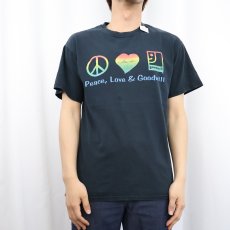 画像2: Goodwill Industries "Peace, Love & Goodwill" 非営利団体プリントTシャツ M (2)