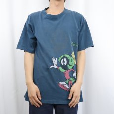 画像2: Looney Tunes USA製 マービン・ザ・マーシャン キャラクタープリントTシャツ L (2)