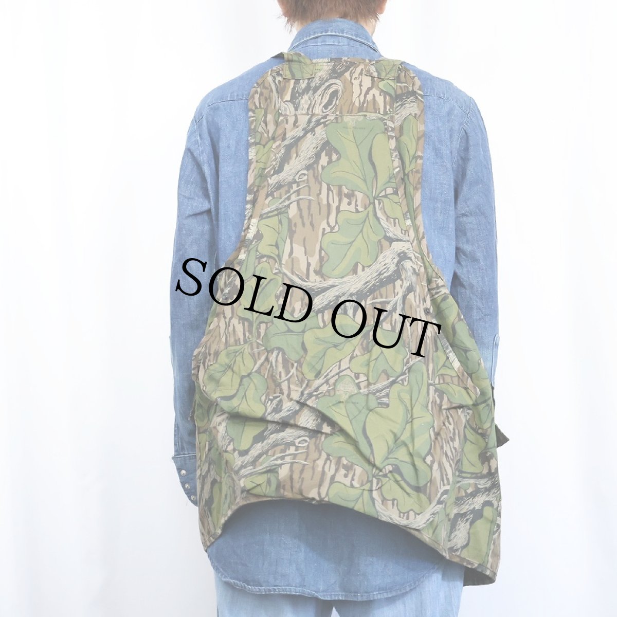 画像3: 80's MOSSY OAK USA製 リアルツリーカモ柄 ハンティングベスト XL (3)