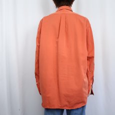 画像3: Ralph Lauren "BLAKE" ロゴ刺繍 コットンボタンダウンシャツ L (3)