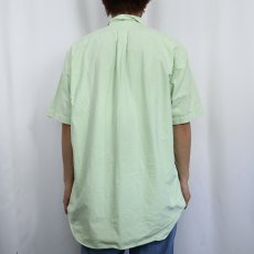 画像3: Ralph Lauren "CLASSIC FIT" ロゴ刺繍 コットンボタンダウンシャツ L (3)
