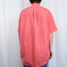 画像3: Ralph Lauren "CLASSIC FIT" ロゴ刺繍 コットンボタンダウンシャツ L (3)