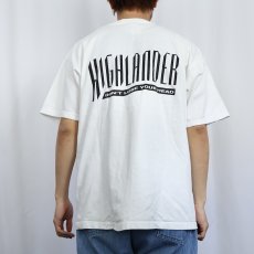 画像4: HIGHLANDER アクション映画プリントTシャツ XL (4)