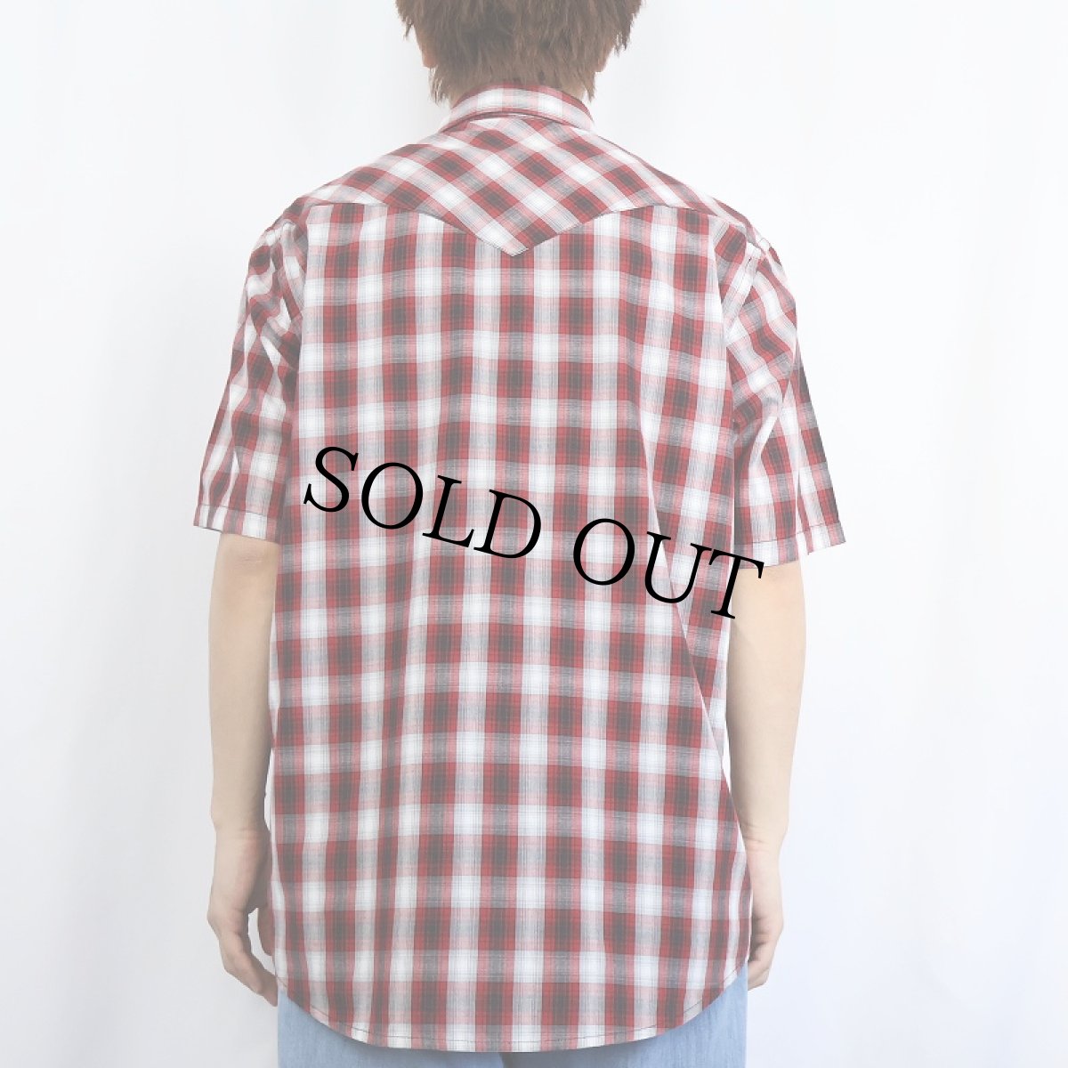 画像3: PENDLETON オンブレーチェック柄 コットン×ポリエステル ウエスタンシャツ M (3)