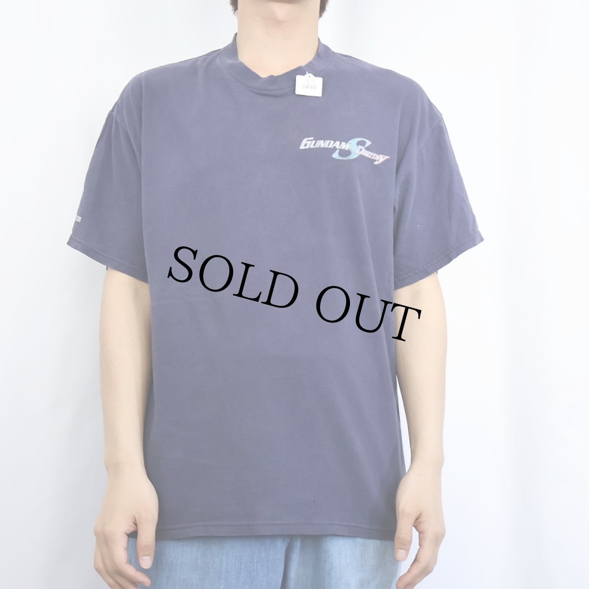 画像3: 2000's GUNDAM S DESTINY アニメプリントTシャツ NAVY L (3)