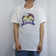 画像2: 80〜90's PEKO&POKO キャラクタープリントTシャツ L (2)