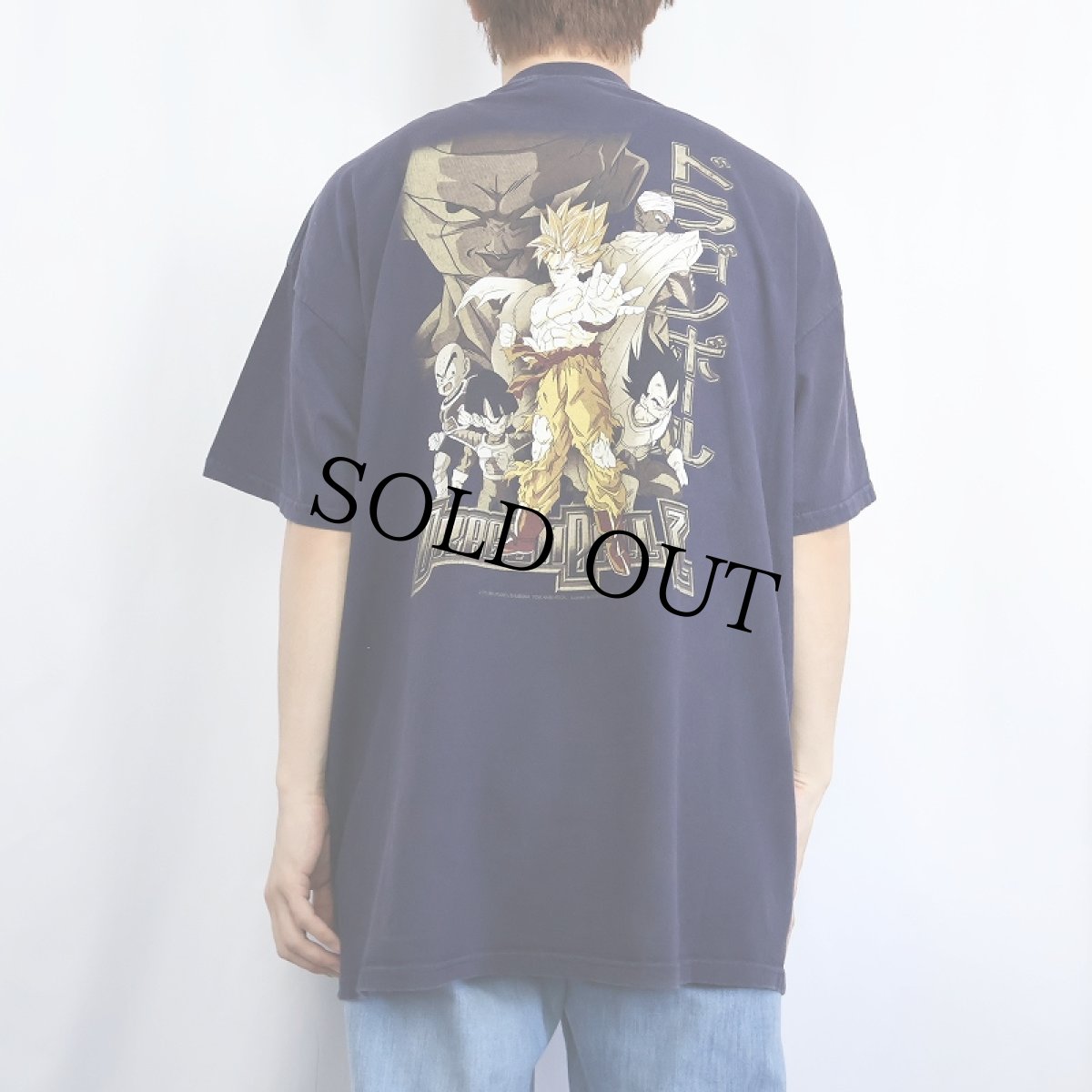 画像4: 1998 DRAGONBALL Z USA製 アニメキャラクタープリントTシャツ NAVY XXL (4)