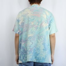 画像3: 90's Hanes USA製 マーブル染め Tシャツ XL (3)