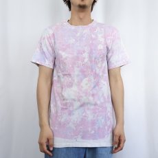 画像2: Hanes マーブル染め Tシャツ M (2)