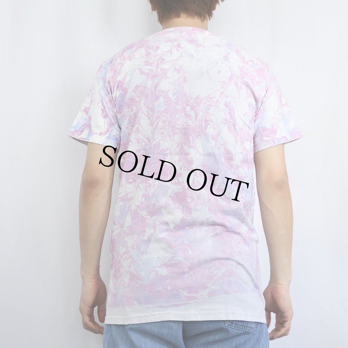 画像3: Hanes マーブル染め Tシャツ M (3)