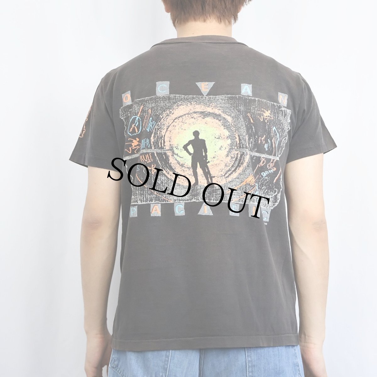 画像4: 80's Ocean Pacific USA製 プリントTシャツ S (4)