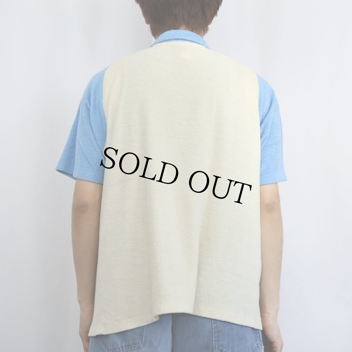 画像3: 70〜80's CAREER CLUB USA製 パイルポロシャツ XL (3)