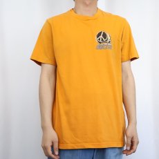 画像3: GOCTHA ピースマーク×スカル プリントTシャツ (3)