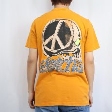 画像4: GOCTHA ピースマーク×スカル プリントTシャツ (4)