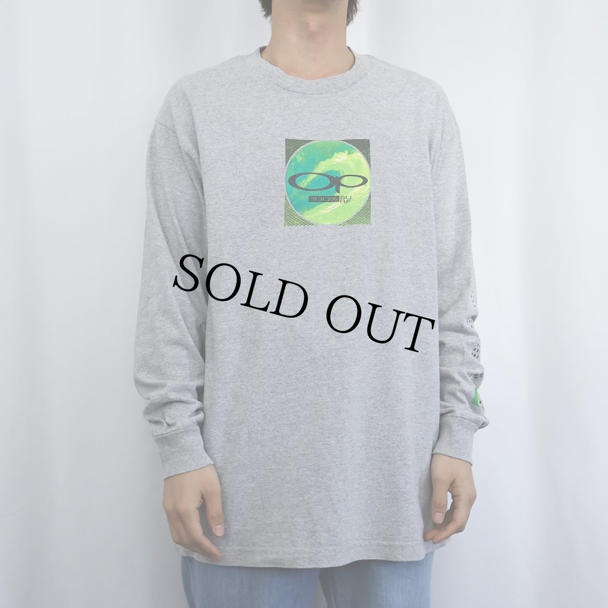 画像2: 〜2000's Ocean Pacific ロゴプリントロンT L (2)