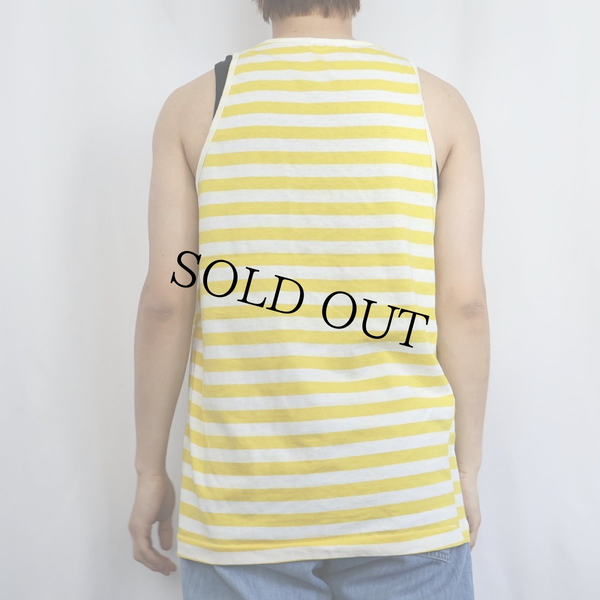 画像3: 〜60's Fethernit ボーダー柄 タンクトップ L (3)