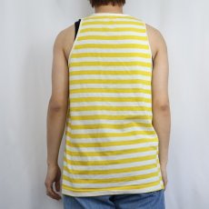 画像3: 〜60's Fethernit ボーダー柄 タンクトップ L (3)