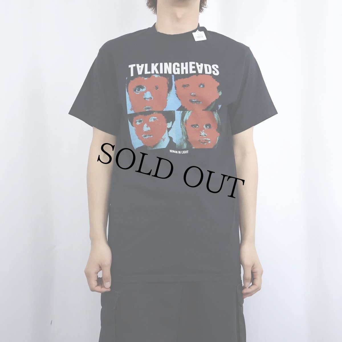 画像2: TALKING HEADS "Remain in Light" ロックバンドアルバムTシャツ BLACK M (2)