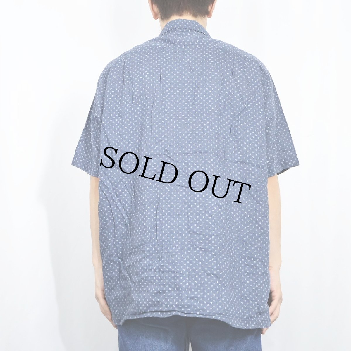 画像3: 2019SS Patagonia 総柄 コットン×ヘンプ オープンカラーシャツ XL (3)