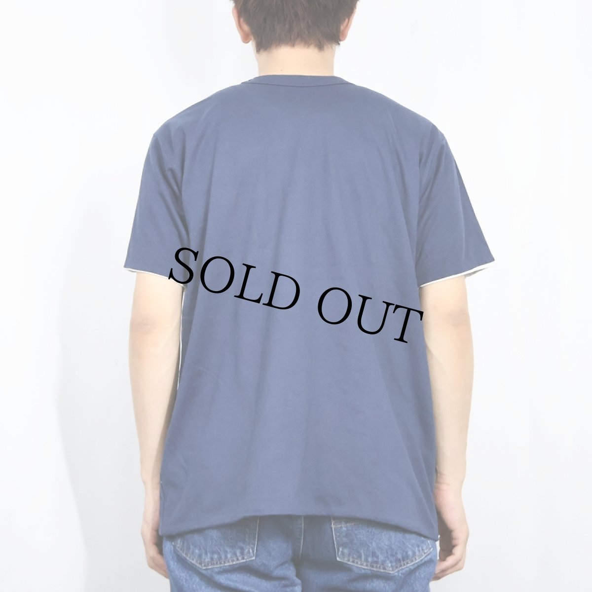 画像4: 80〜90's USA製 ダブルフェイス 無地 リバーシブルTシャツ XL (4)