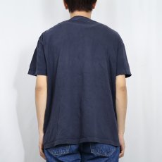 画像3: 90's POLO Ralph Lauren ロゴ刺繍 ポケットTシャツ NAVY M (3)