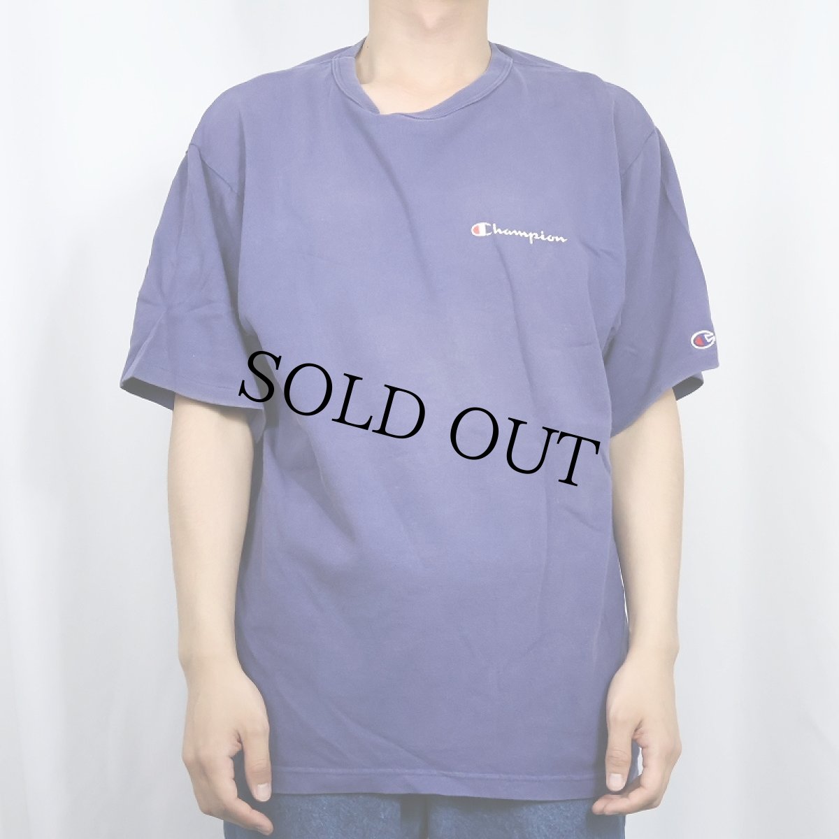 画像2: 90's Champion USA製 ロゴプリントTシャツ L (2)