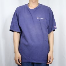 画像2: 90's Champion USA製 ロゴプリントTシャツ L (2)