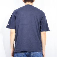 画像3: 90's Champion USA製 ロゴプリントTシャツ NAVY M (3)