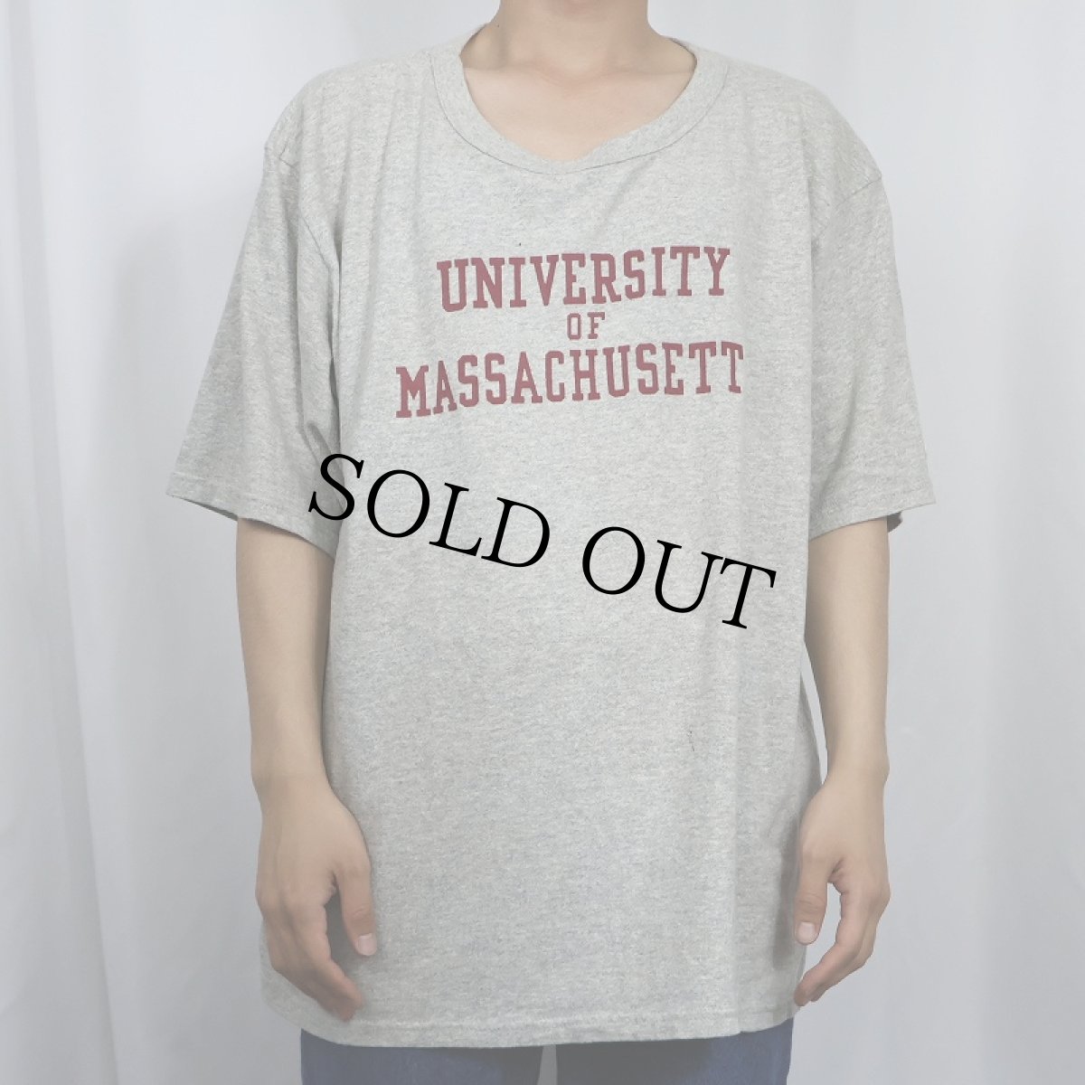画像2: 90's Champion "UNIVERSITY OF MASSACHUSETTS" プリントTシャツ XL (2)