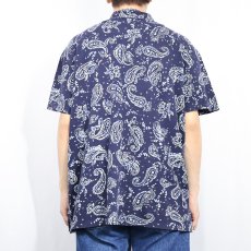 画像3: POLO Ralph Lauren "FEATHERWEIGHT MESH" ペイズリー柄 ポロシャツ XL (3)