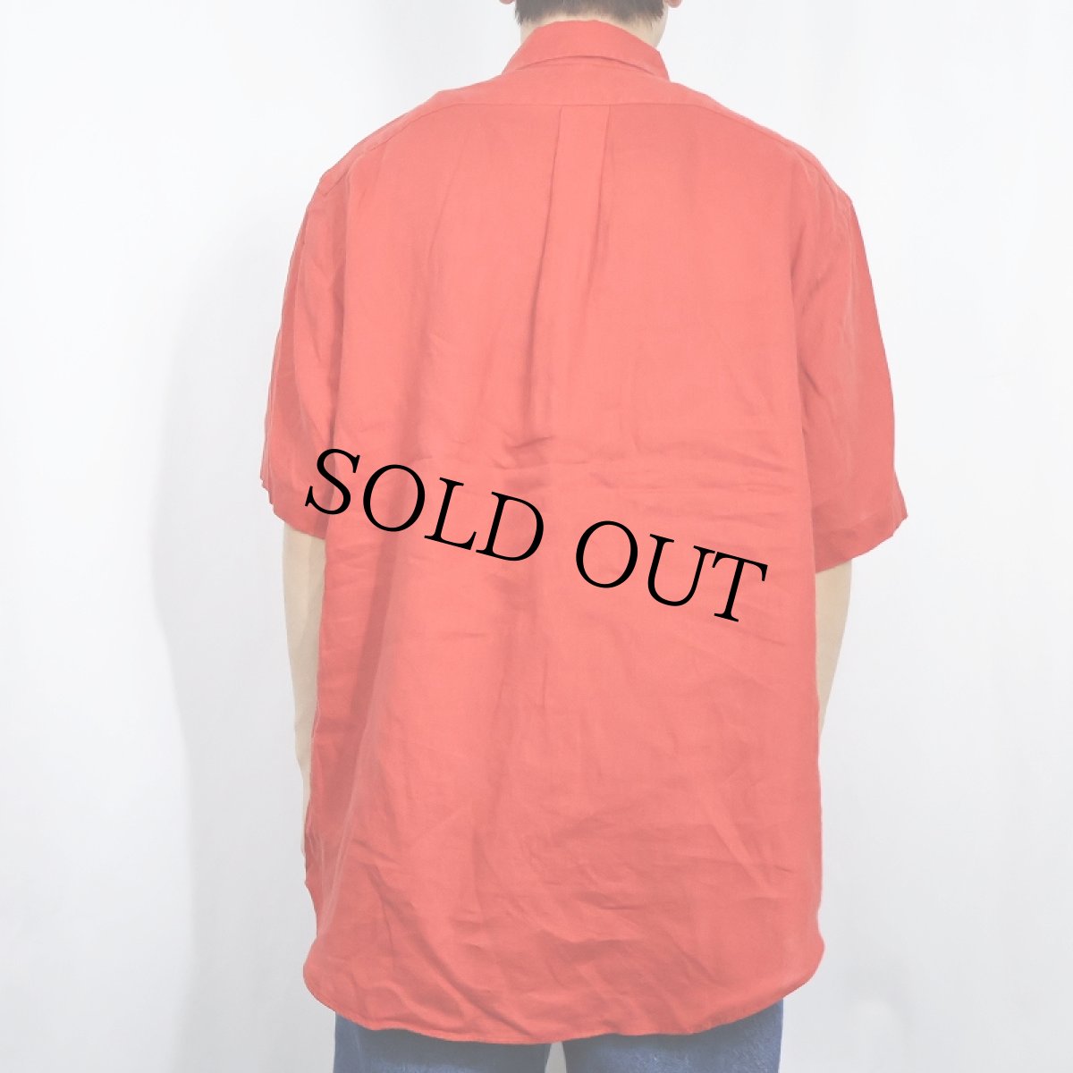 画像3: POLO Ralph Lauren "CLASSIC FIT" リネンボタンダウンシャツ L (3)